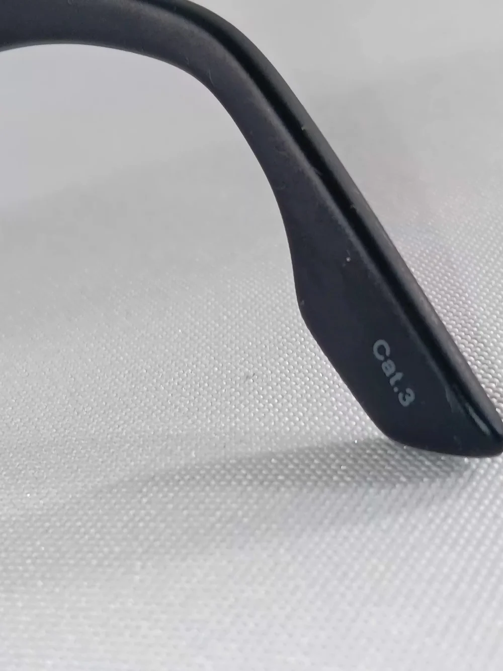 McQ by Alexander McQueen Sunglasses Translucent Black Frames Minimalist Preppy